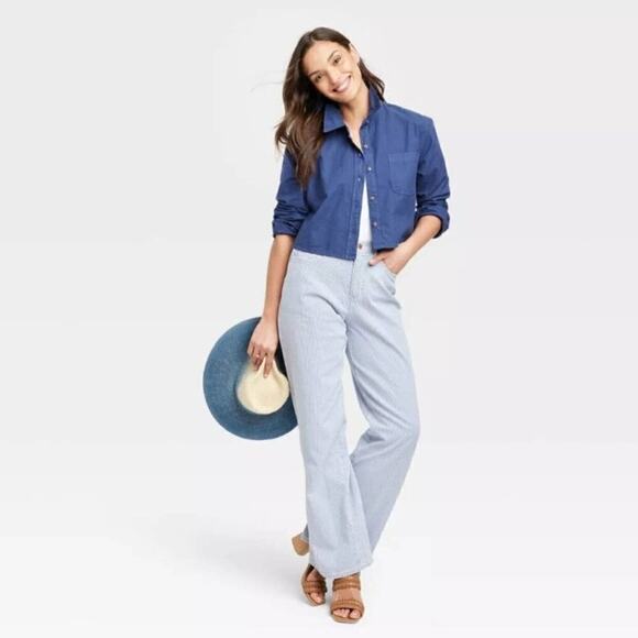 Universal Thread Women's High-Rise Wide Leg Jeans -  Light Wash 10/30 Regular - Picture 1 of 12